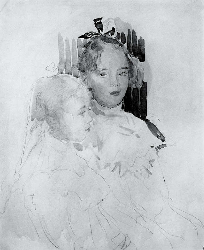  瓦伦丁·亚历山德罗维奇·谢洛夫 Valentin Alexandrovich Serov —— 两个女孩 (3)